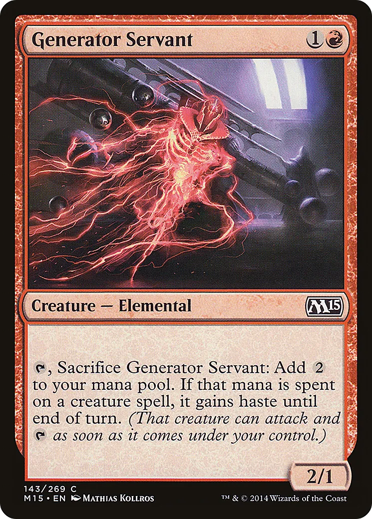 Servant du générateur — Magic 2015 — Magic: The Gathering