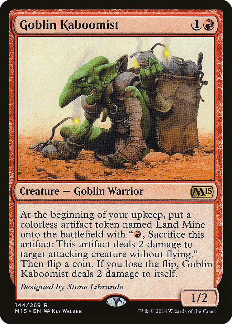 Goblin Kaboomist — Magic 2015 — Magic: The Gathering