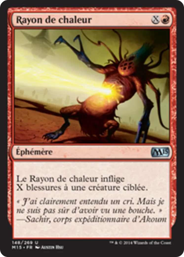 Rayon de chaleur — Magic 2015 — Magic: The Gathering