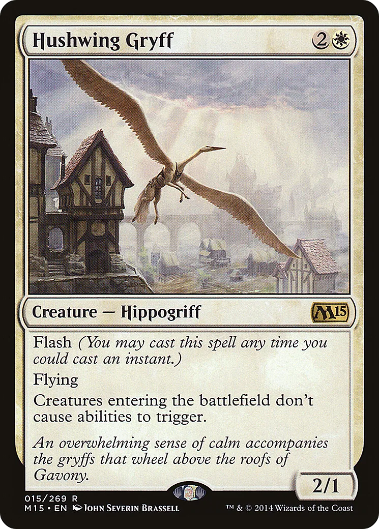 Hushwing Gryff — Magic 2015 — Magic: The Gathering