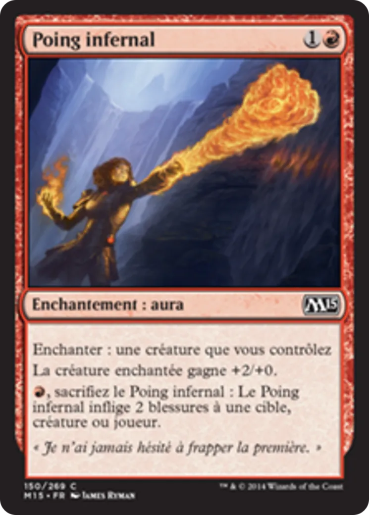 Poing infernal — Magic 2015 — Magic: The Gathering