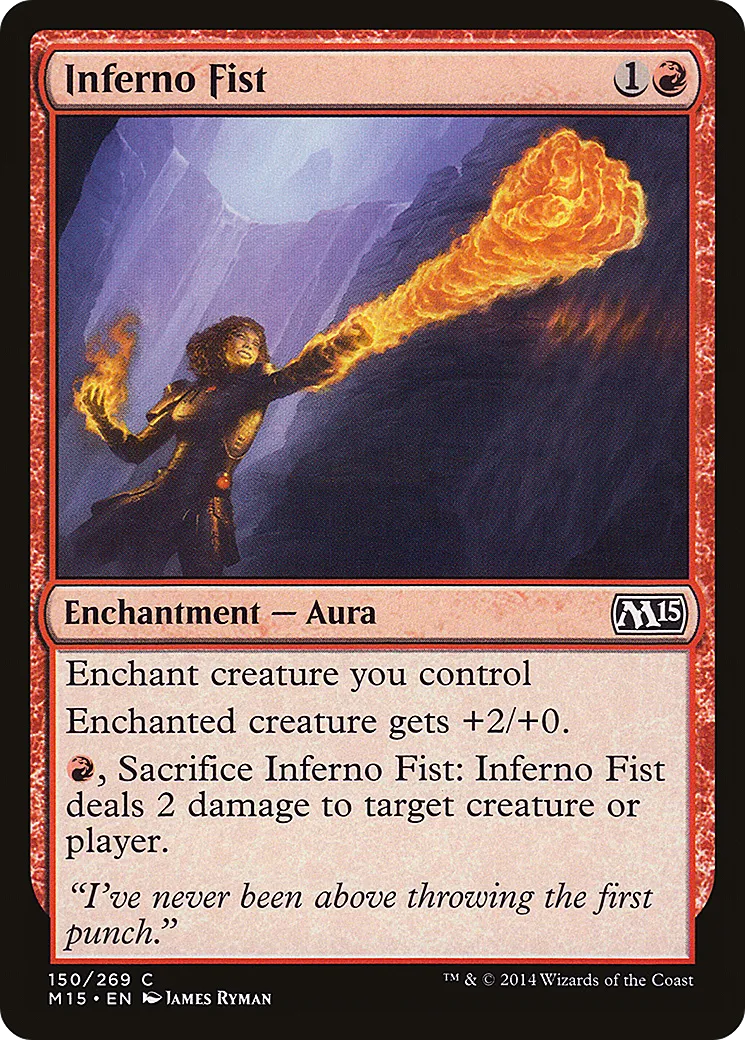 Poing infernal — Magic 2015 — Magic: The Gathering
