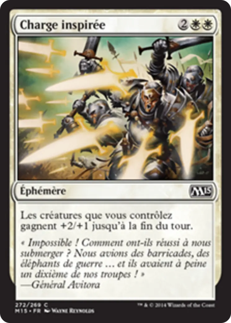 Charge inspirée — Magic 2015 — Magic: The Gathering