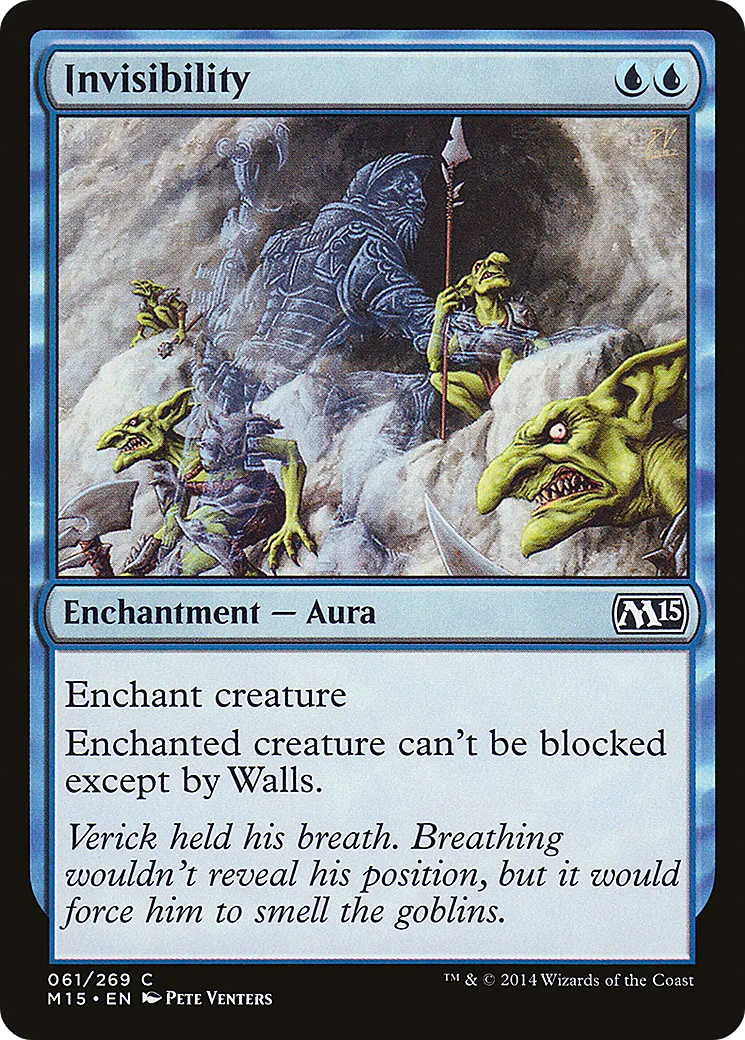 Invisibility — Magic 2015 — Magic: The Gathering