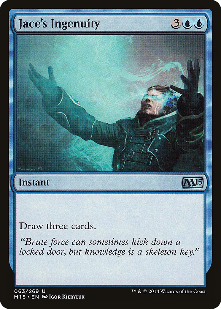 Jace's Ingenuity — Magic 2015 — Magic: The Gathering