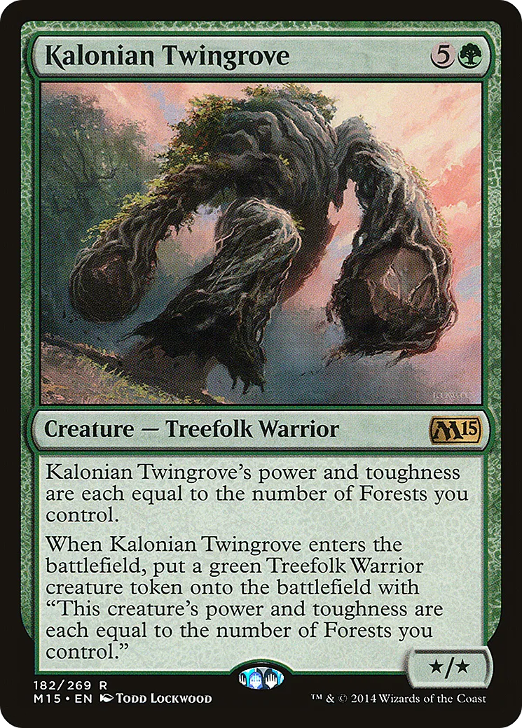 Kalonian Twingrove — Magic 2015 — Magic: The Gathering