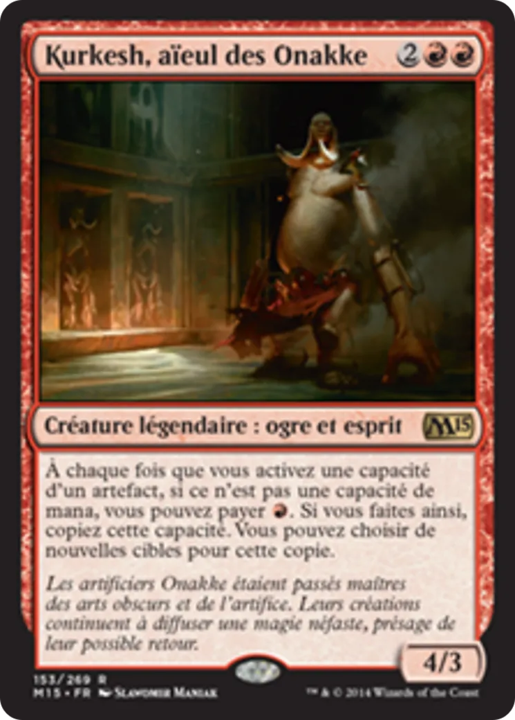 Kurkesh, aïeul des Onakke — Magic 2015 — Magic: The Gathering