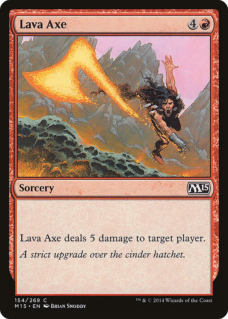 Lava Axe — Magic 2015 — Magic: The Gathering