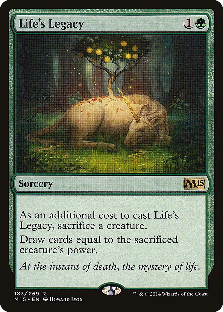 Life's Legacy — Magic 2015 — Magic: The Gathering