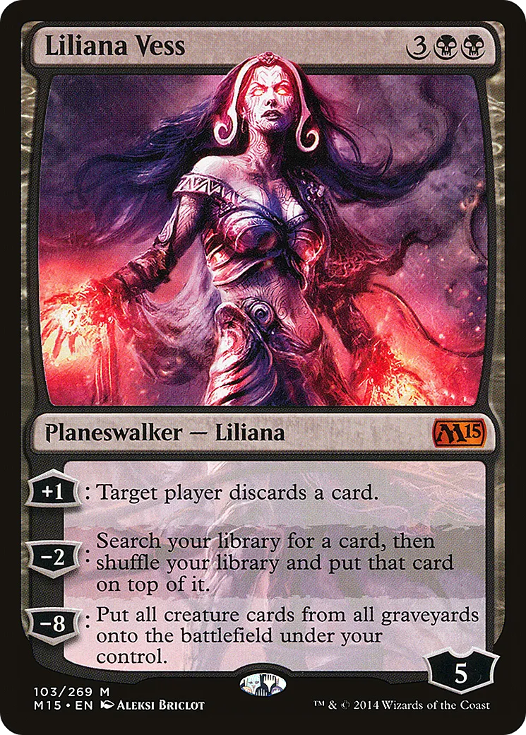 Liliana Vess — Magic 2015 — Magic: The Gathering