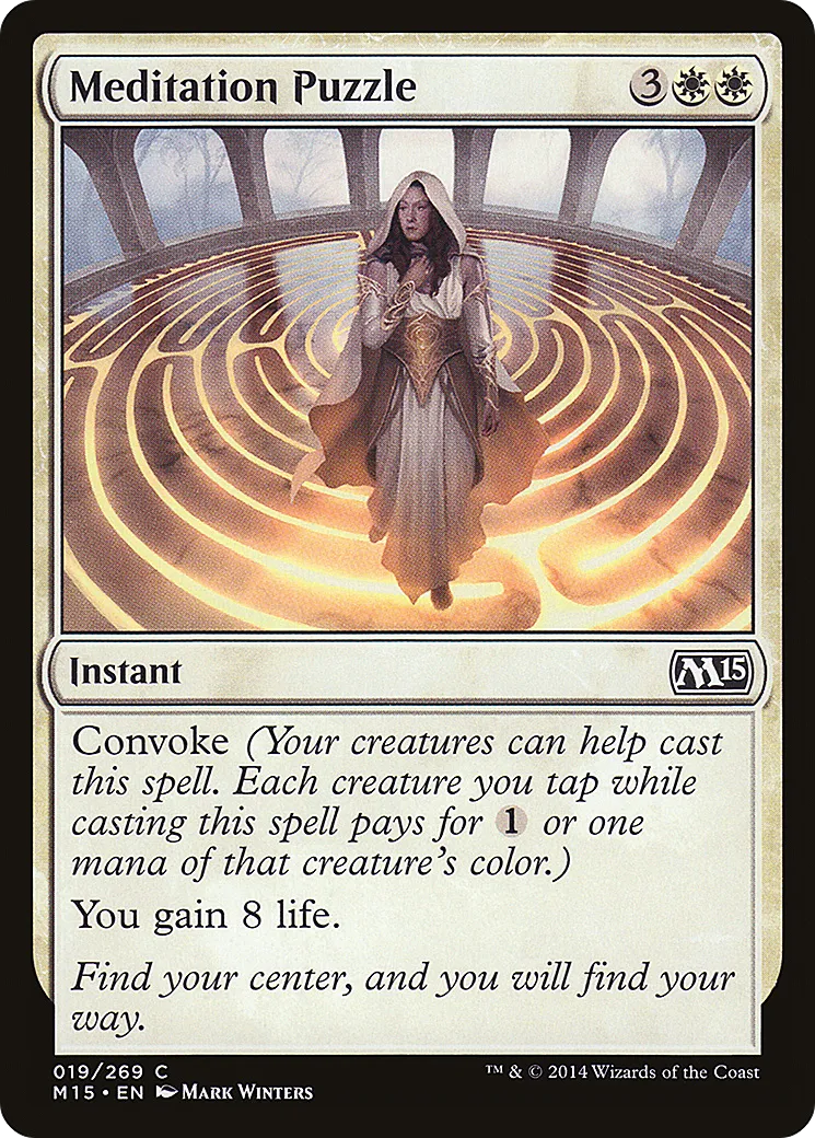 Meditation Puzzle — Magic 2015 — Magic: The Gathering