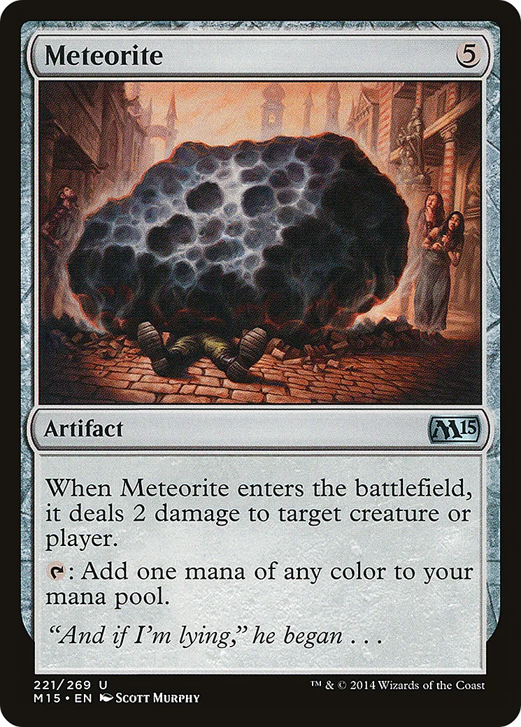 Meteorite — Magic 2015 — Magic: The Gathering