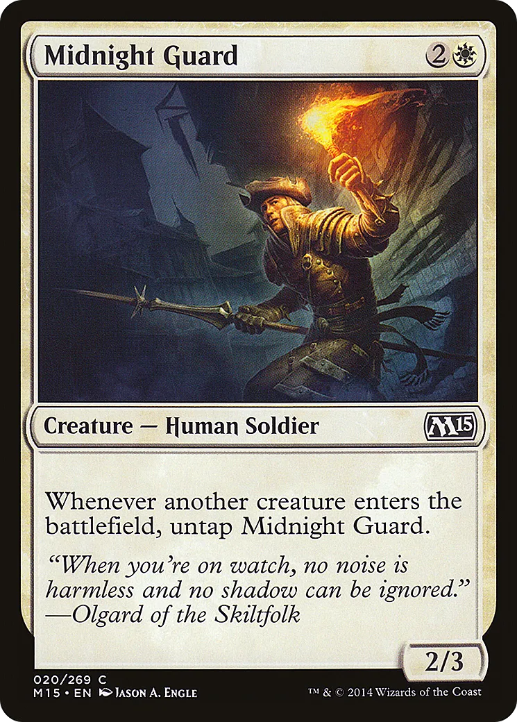 Garde de minuit — Magic 2015 — Magic: The Gathering