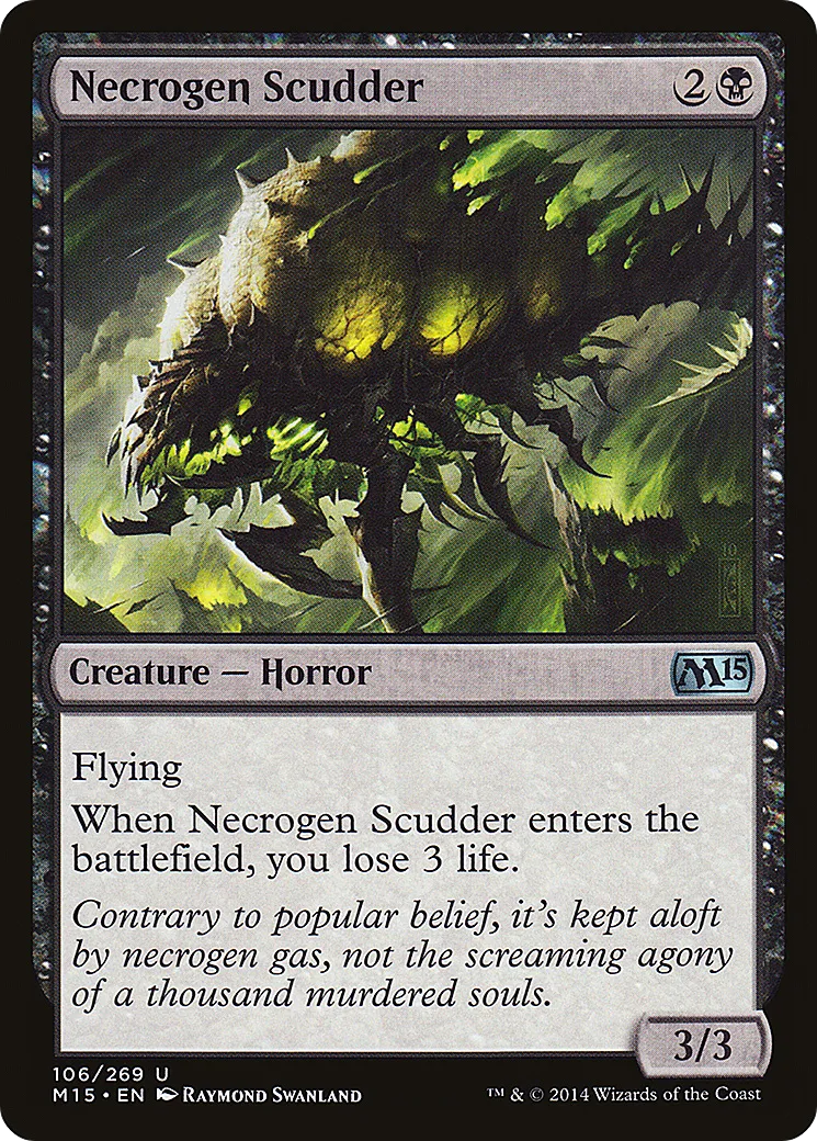 Flotteur à nécrogène — Magic 2015 — Magic: The Gathering