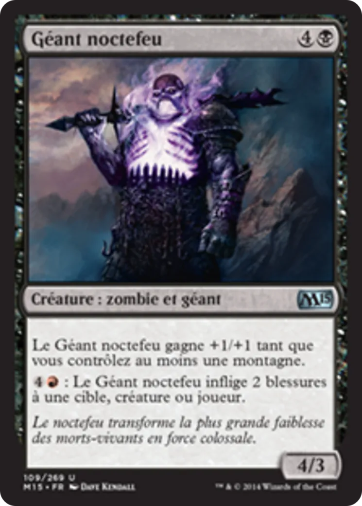 Géant noctefeu — Magic 2015 — Magic: The Gathering