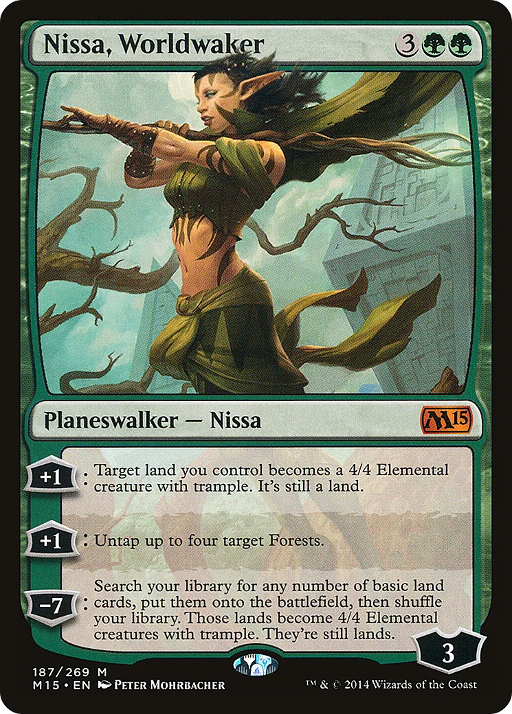 Nissa, Worldwaker — Magic 2015 — Magic: The Gathering