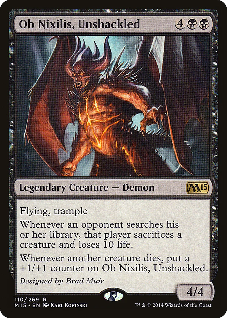 Ob Nixilis, Unshackled — Magic 2015 — Magic: The Gathering