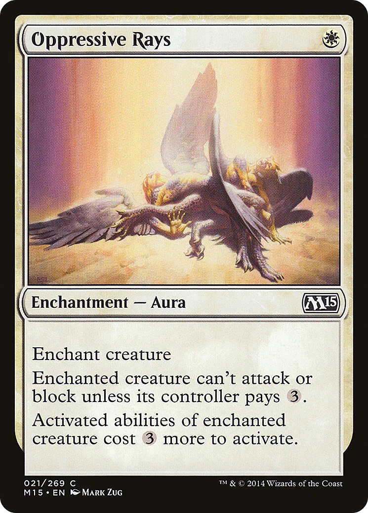 Rayons oppressants — Magic 2015 — Magic: The Gathering