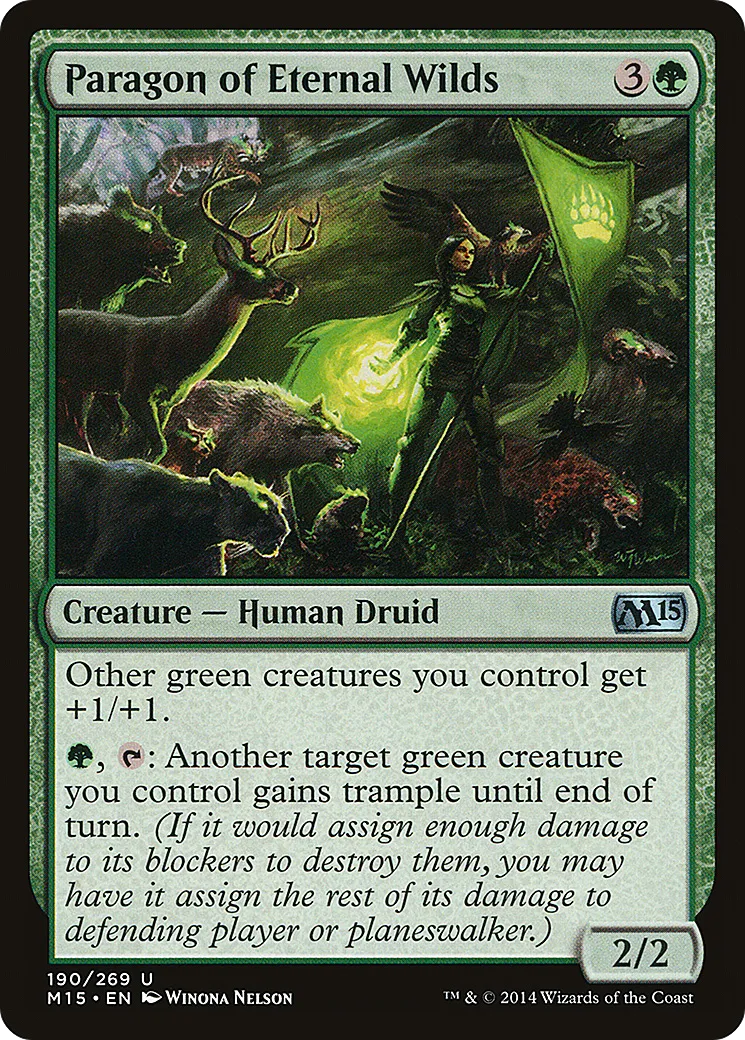 Paragon of Eternal Wilds — Magic 2015 — Magic: The Gathering
