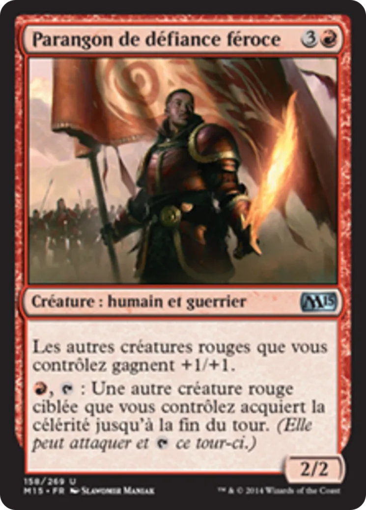 Parangon de défiance féroce — Magic 2015 — Magic: The Gathering