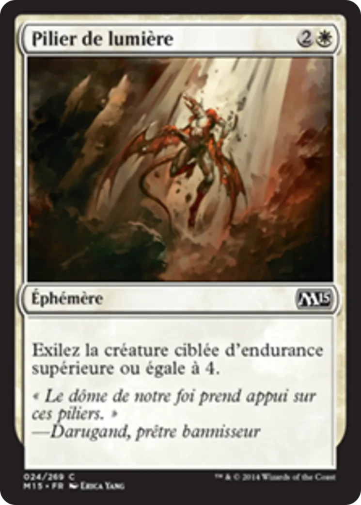 Pilier de lumière — Magic 2015 — Magic: The Gathering