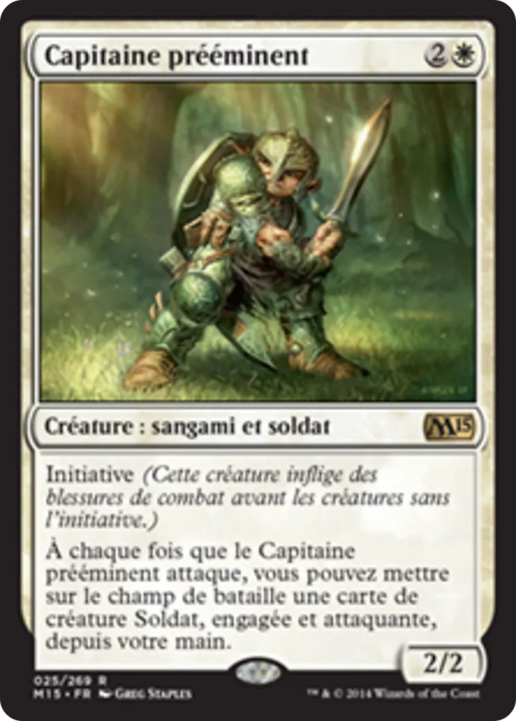 Capitaine prééminent — Magic 2015 — Magic: The Gathering