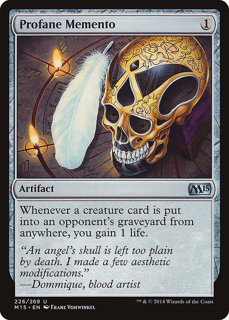 Profane Memento — Magic 2015 — Magic: The Gathering