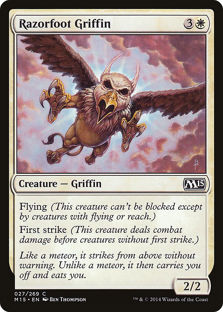 Razorfoot Griffin — Magic 2015 — Magic: The Gathering