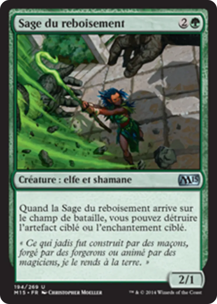 Sage du reboisement — Magic 2015 — Magic: The Gathering