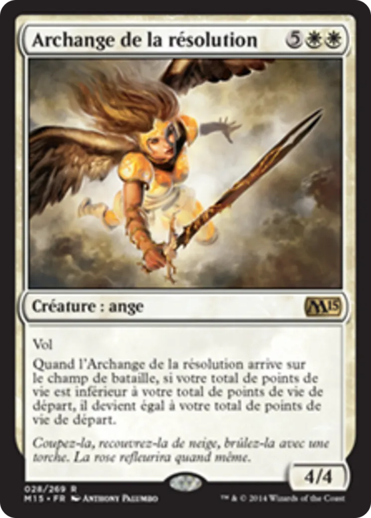 Archange de la résolution — Magic 2015 — Magic: The Gathering