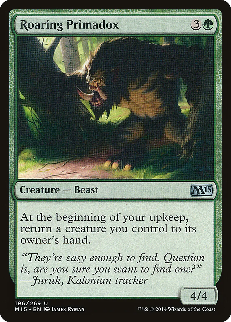 Roaring Primadox — Magic 2015 — Magic: The Gathering