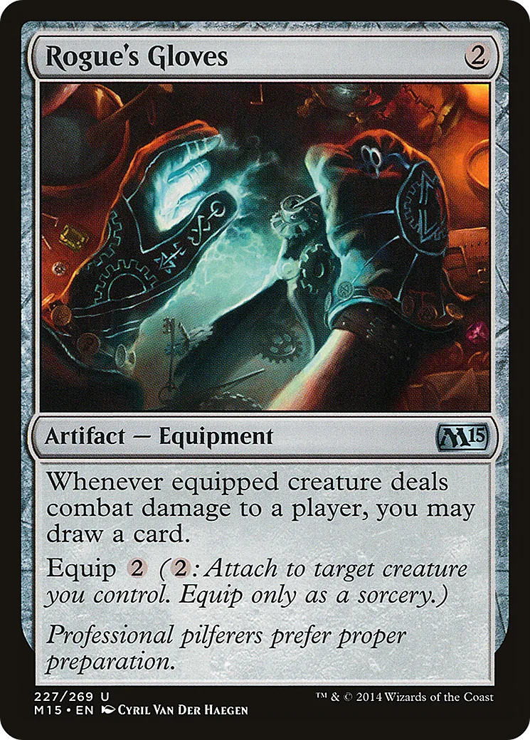 Rogue's Gloves — Magic 2015 — Magic: The Gathering