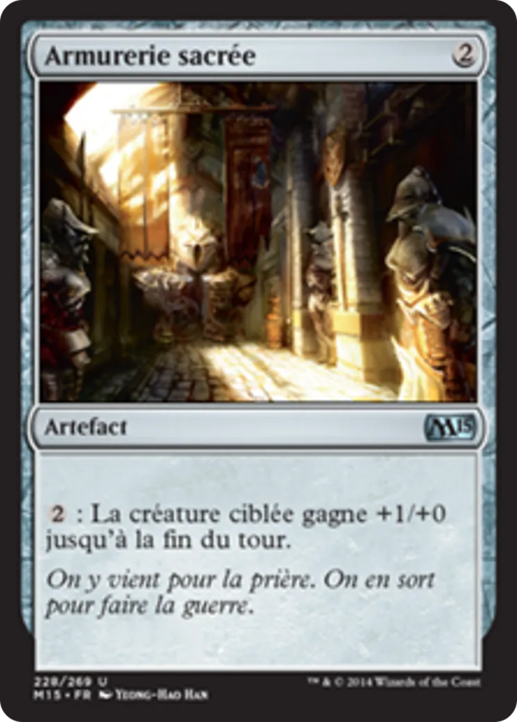 Armurerie sacrée — Magic 2015 — Magic: The Gathering