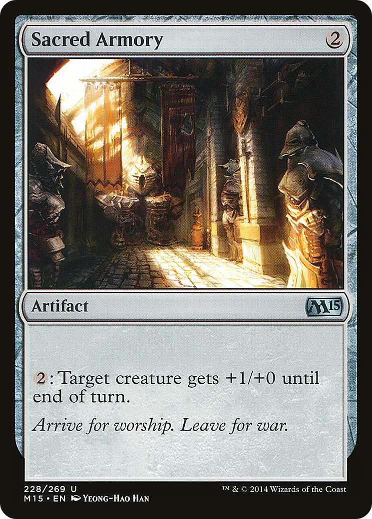 Armurerie sacrée — Magic 2015 — Magic: The Gathering