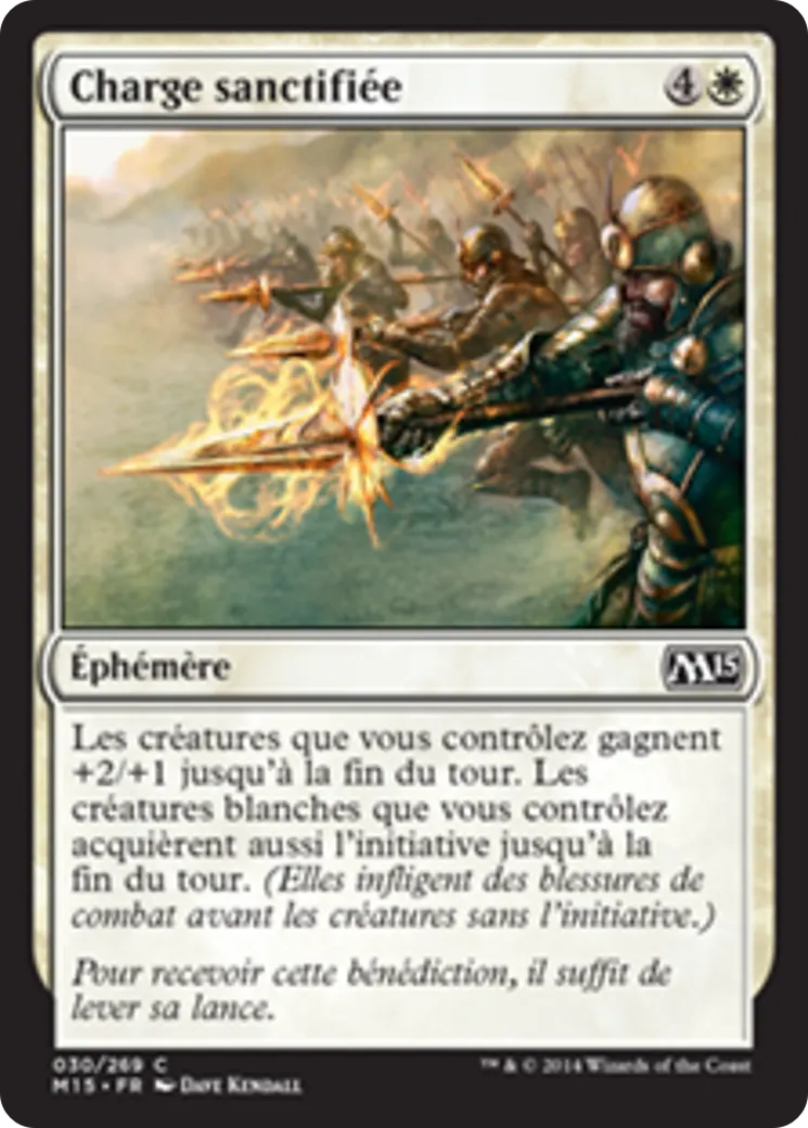 Charge sanctifiée — Magic 2015 — Magic: The Gathering