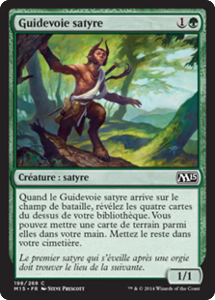 Guidevoie satyre — Magic 2015 — Magic: The Gathering