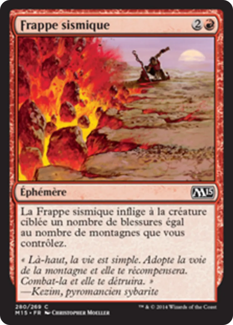 Frappe sismique — Magic 2015 — Magic: The Gathering