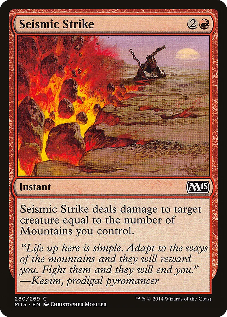 Seismic Strike — Magic 2015 — Magic: The Gathering