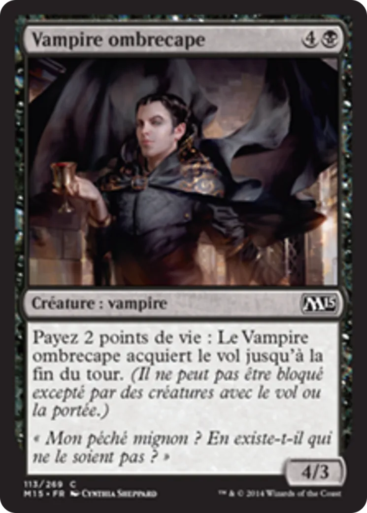 Vampire ombrecape — Magic 2015 — Magic: The Gathering