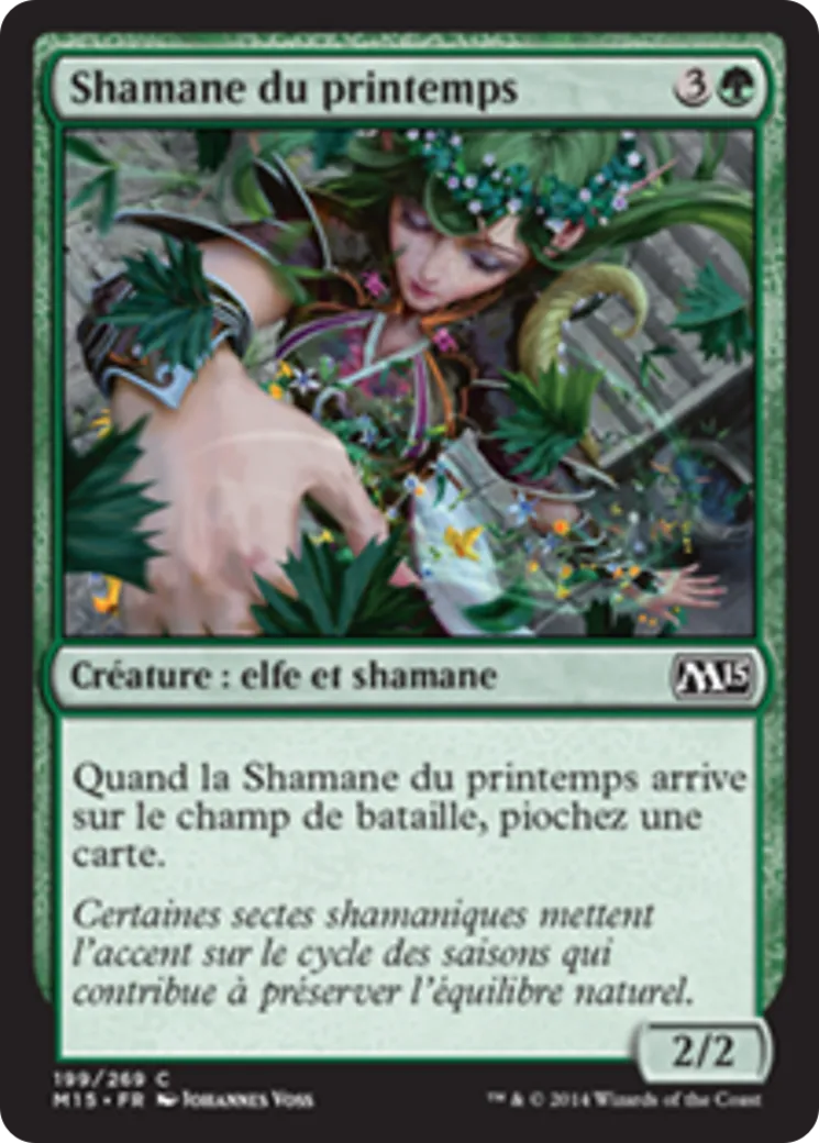 Shamane du printemps — Magic 2015 — Magic: The Gathering
