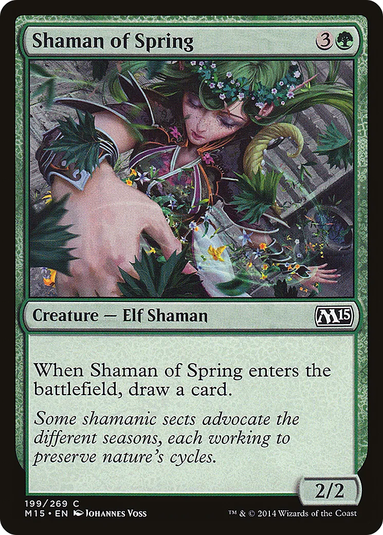Shaman of Spring — Magic 2015 — Magic: The Gathering