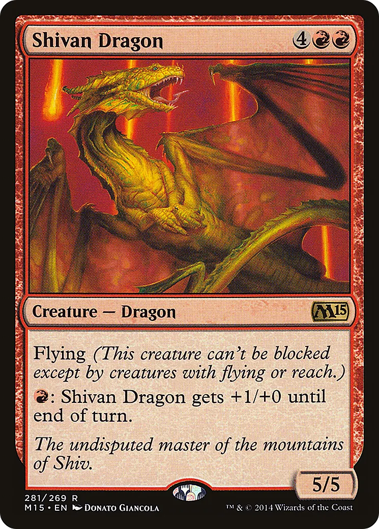 Dragon shivân — Magic 2015 — Magic: The Gathering