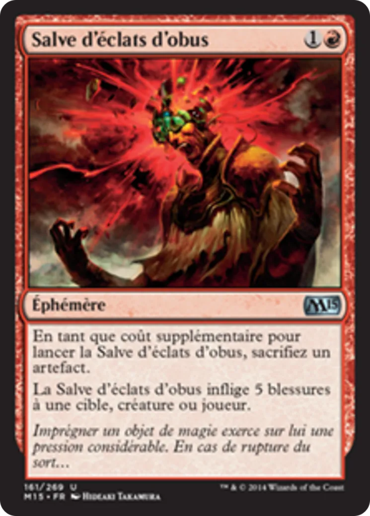 Salve d'éclats d'obus — Magic 2015 — Magic: The Gathering