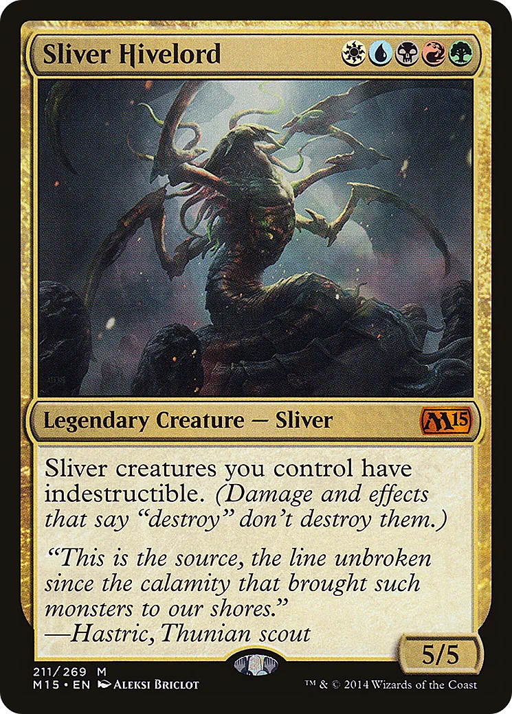 Sliver Hivelord — Magic 2015 — Magic: The Gathering