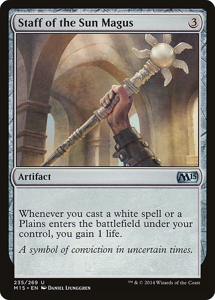 Bâton du magus du soleil — Magic 2015 — Magic: The Gathering