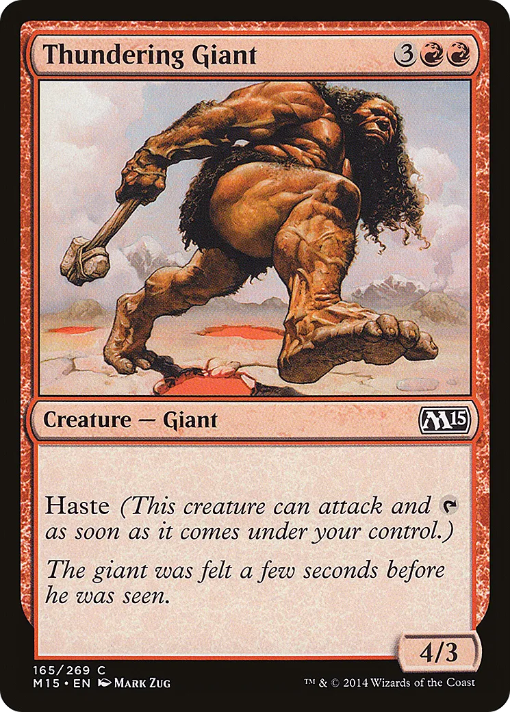 Thundering Giant — Magic 2015 — Magic: The Gathering