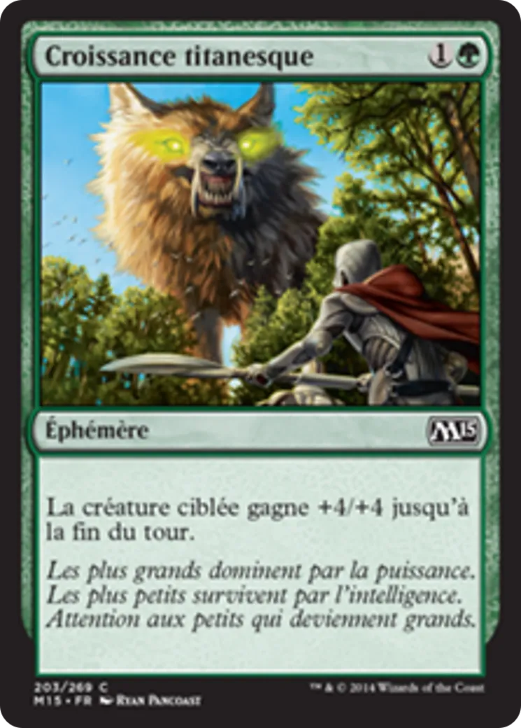 Croissance titanesque — Magic 2015 — Magic: The Gathering
