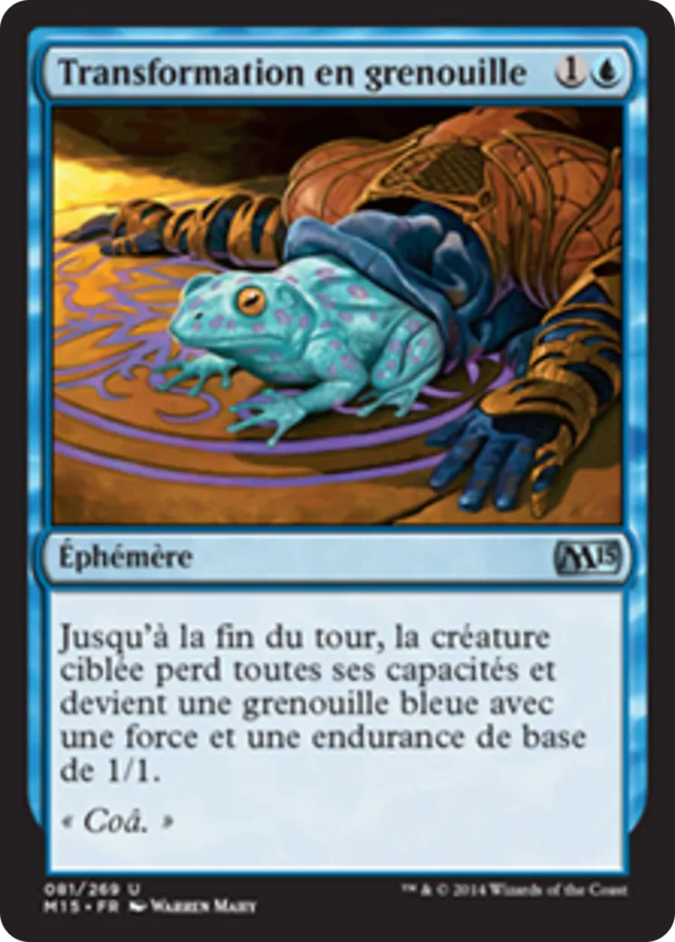 Transformation en grenouille — Magic 2015 — Magic: The Gathering