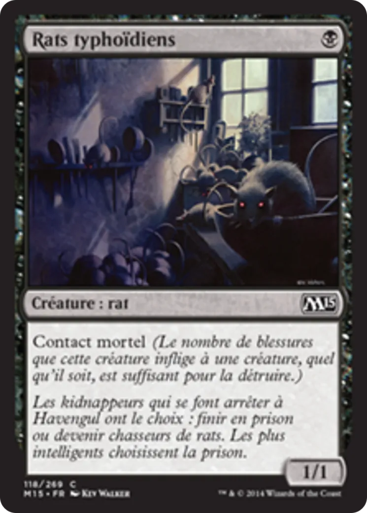 Rats typhoïdiens — Magic 2015 — Magic: The Gathering