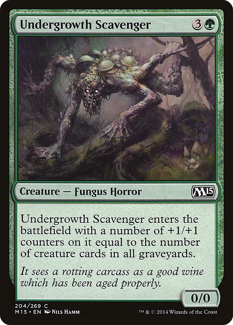 Undergrowth Scavenger — Magic 2015 — Magic: The Gathering